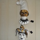 Paar venetiaanse maskers detail 3